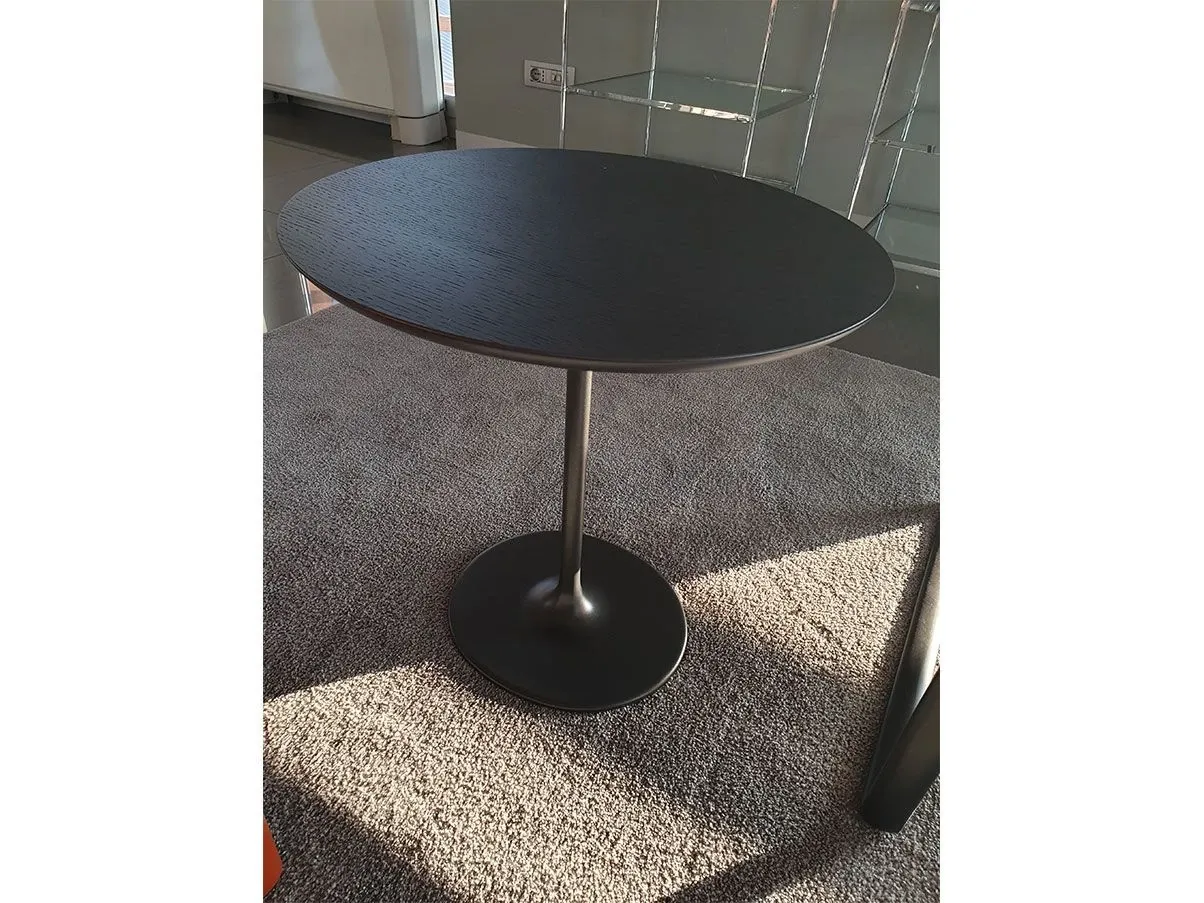 Tavolino ovale Dizzie in legno rovere MDF (nero), Arper 3