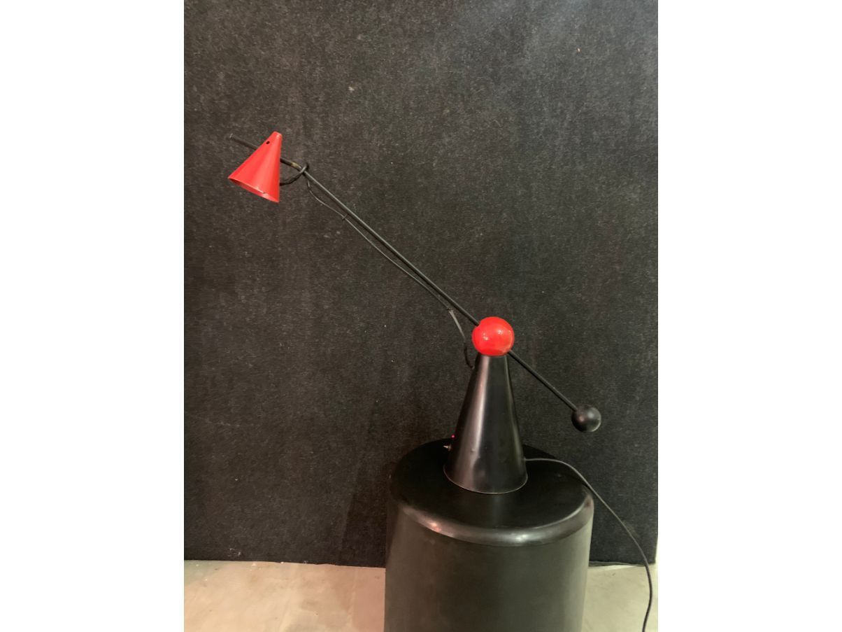 Lampada da tavolo alogena vintage (anni '80),  Front