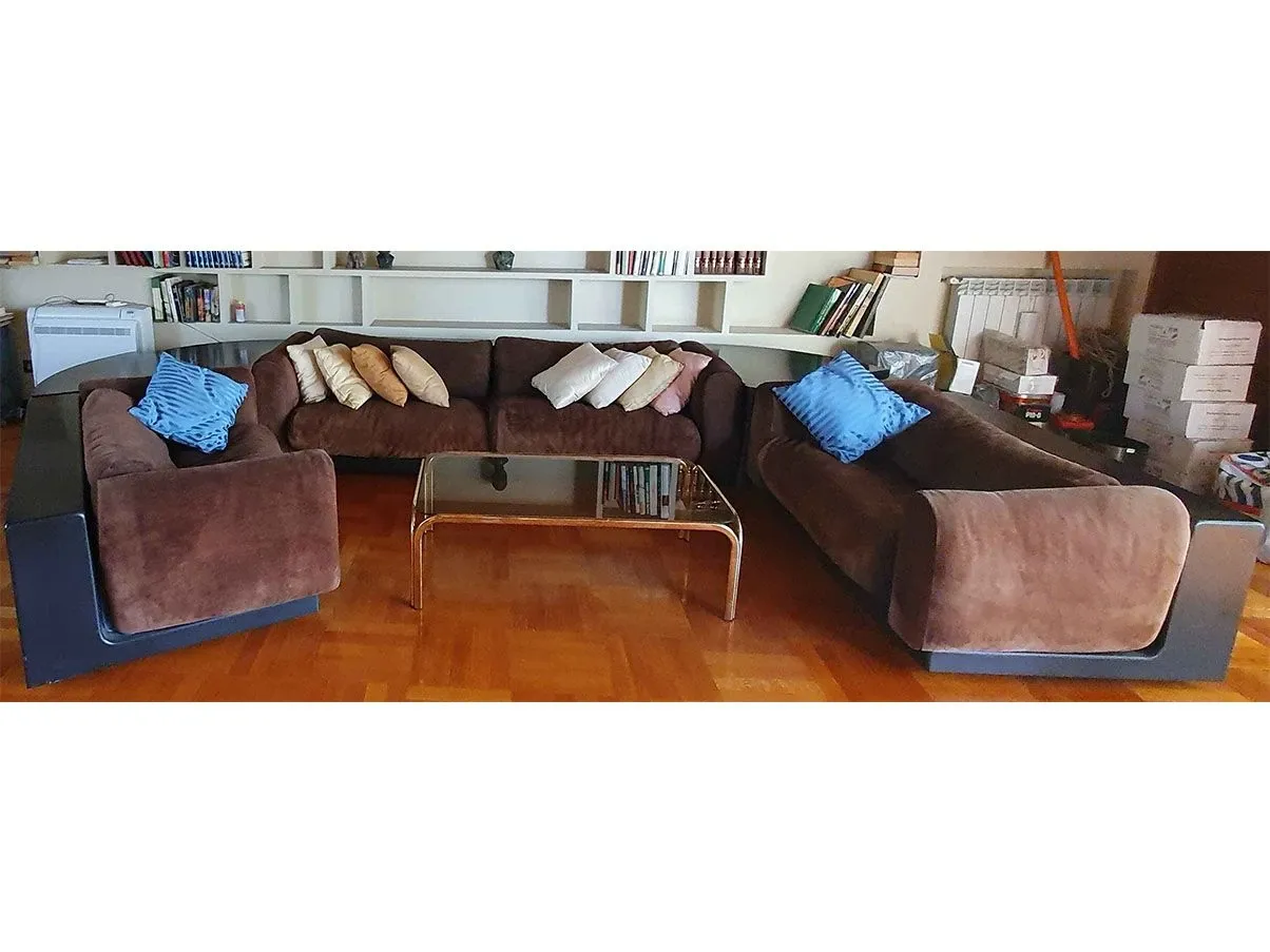 Modular sofa by Cini Boeri (brown) 1