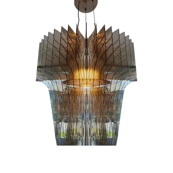 Lampada a sospensione Aria in plastica (trasparente), Slamp 1