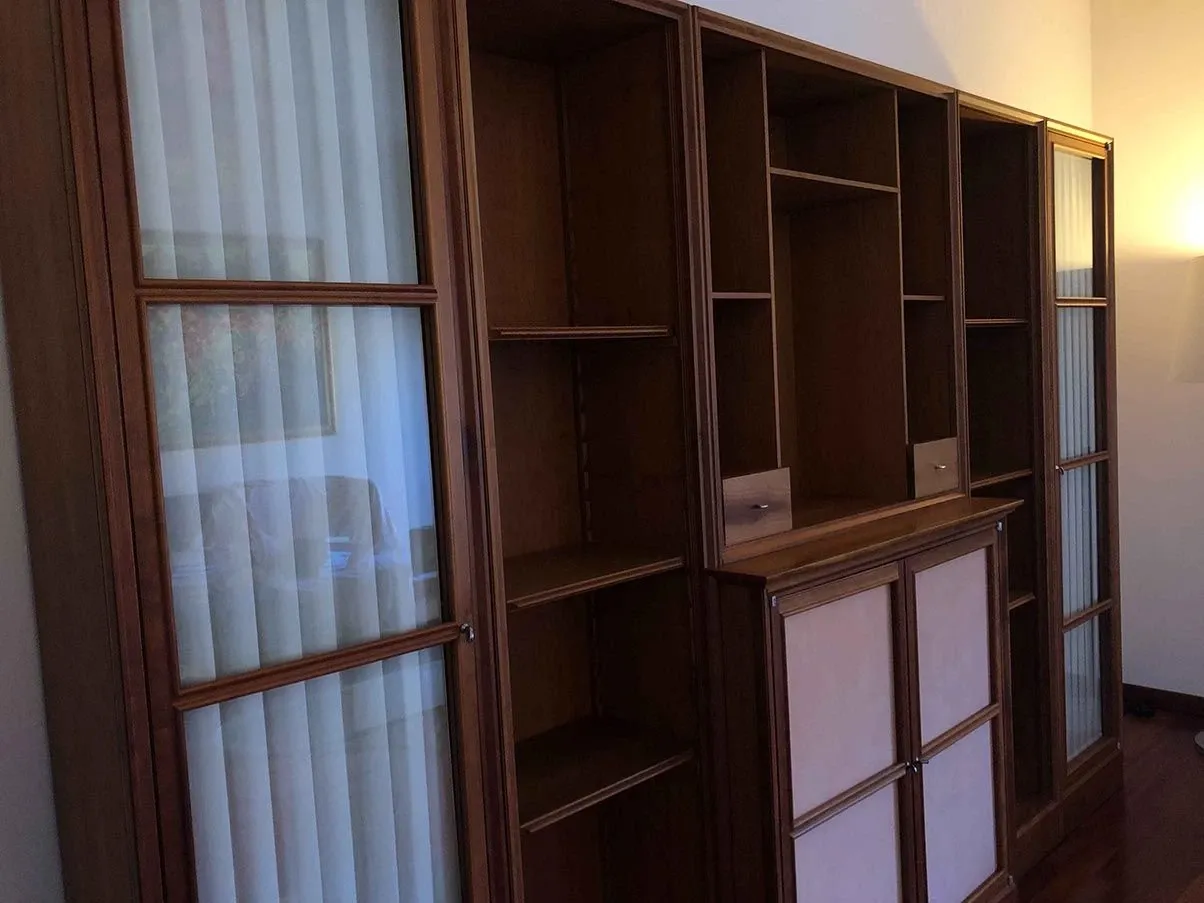 Work bookcase in solid cherry wood 2