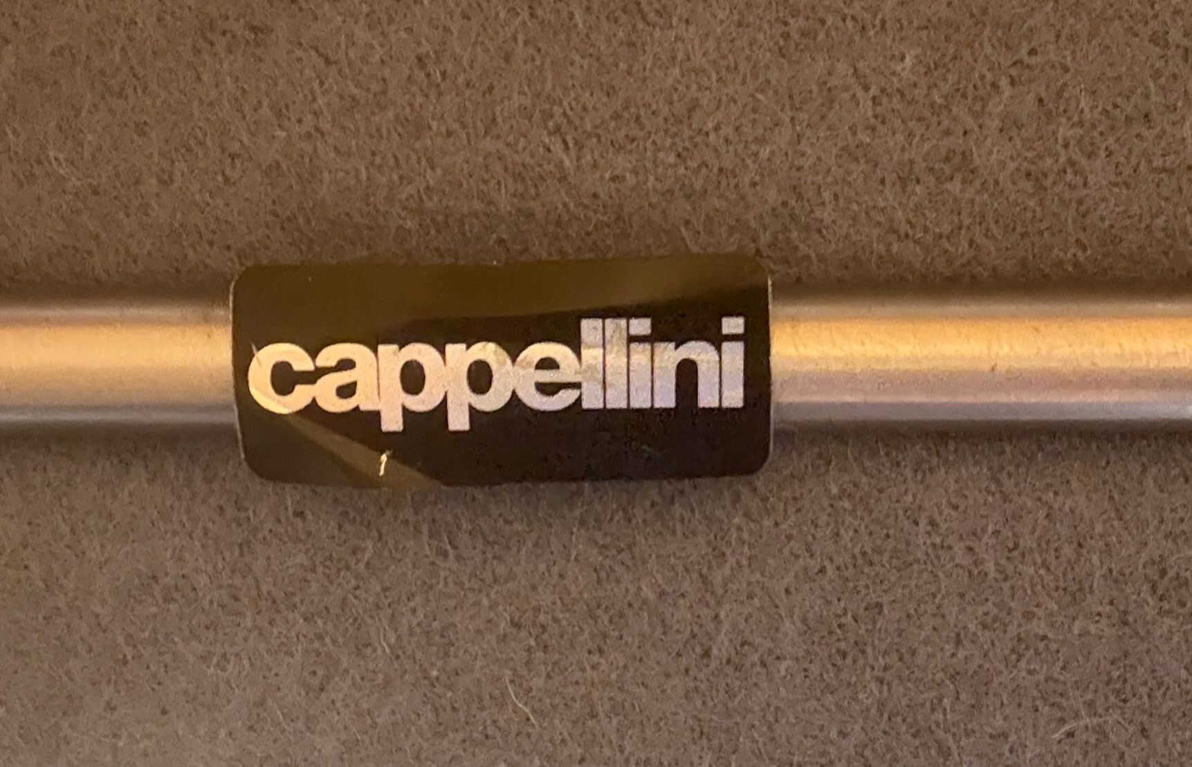 Set di 3 sgabelli imbottiti in tessuto (grigio), Cappellini  Brand