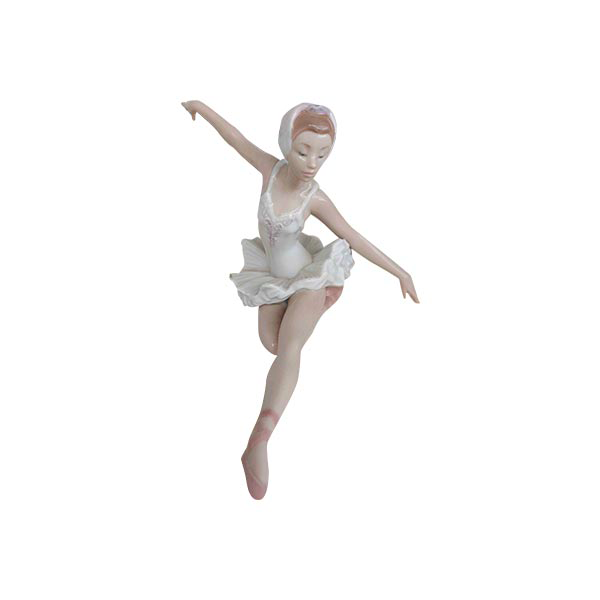 Statuina vintage Ballerina in porcellana (anni'90), Lladrò image