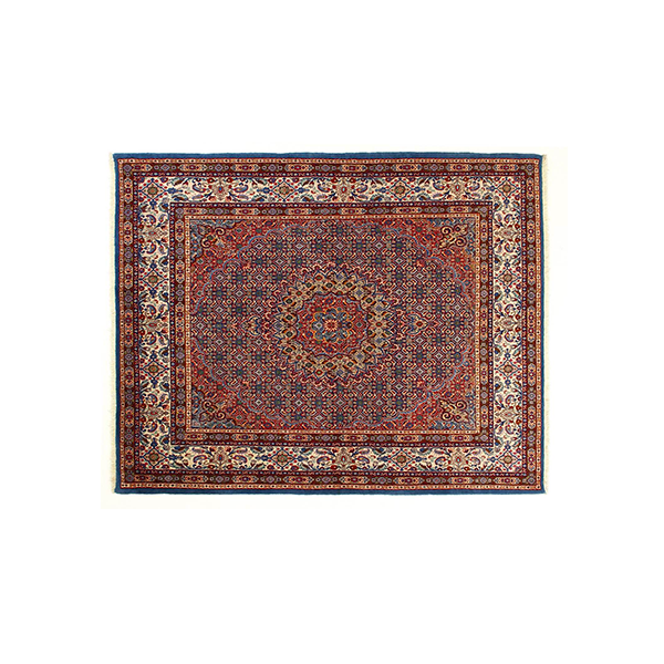 Mud rectangular rug in wool and cotton, Eden Carpets image