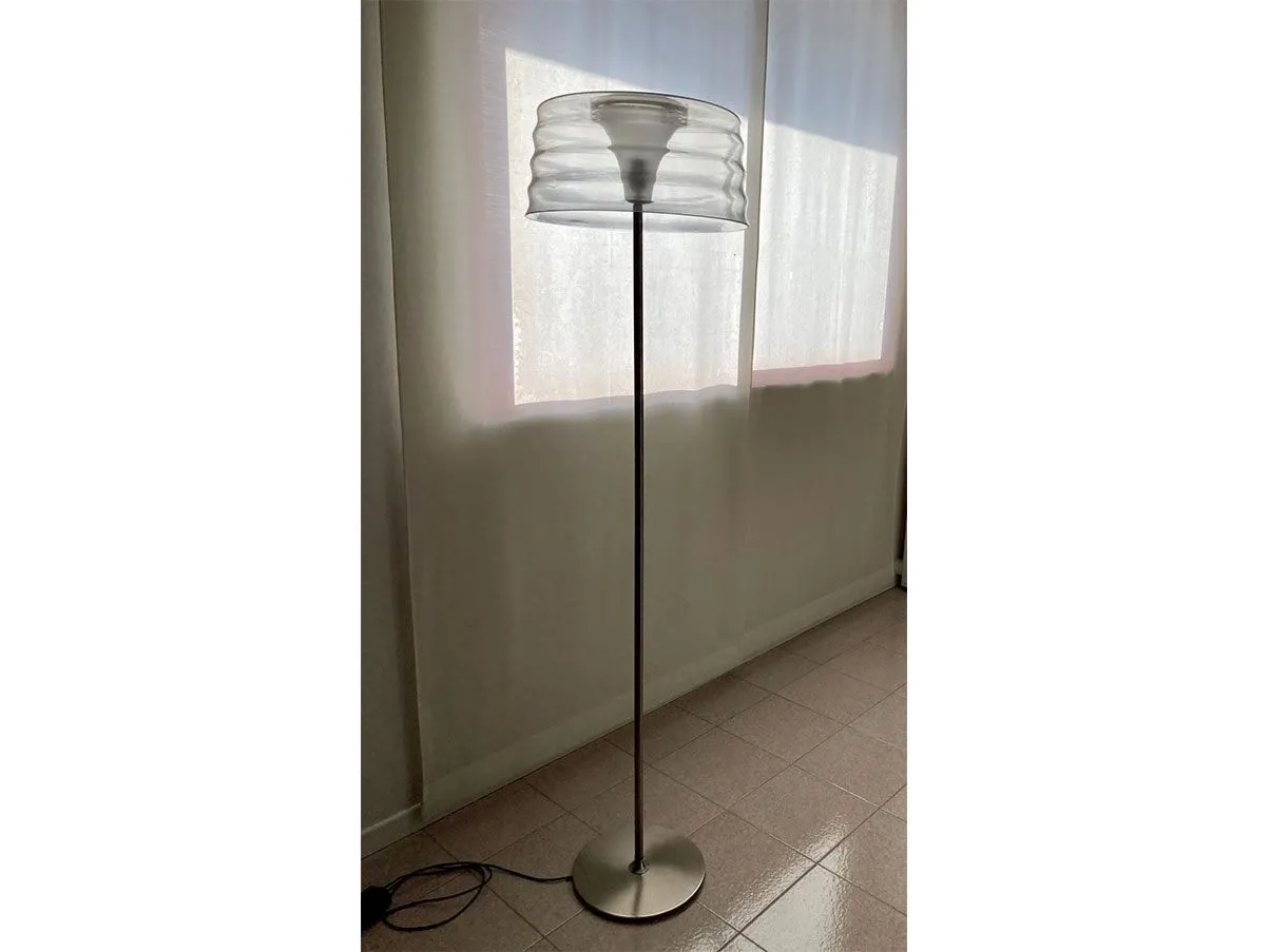 Lampada da terra C'hi metallo e vetro (trasparente), Penta 4