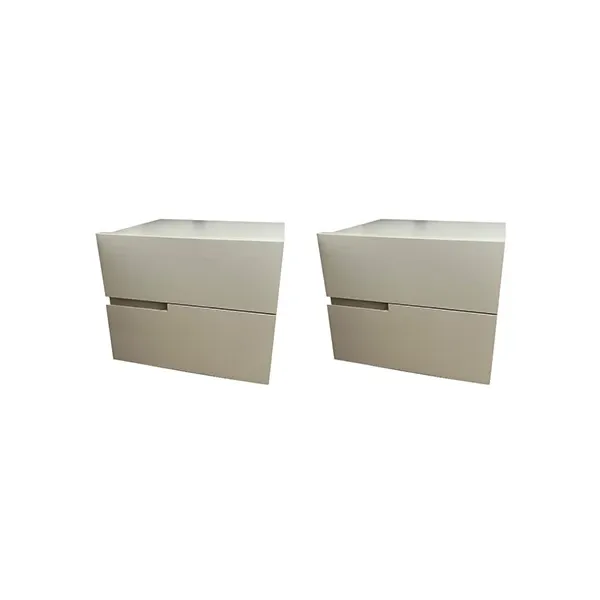 Set of 2 Breccia bedside tables with 2 drawers, San Giacomo image