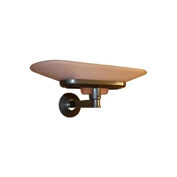 Lampada da soffitto vintage in vetro opalino (viola)