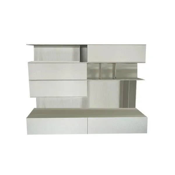 Skip cabinet in white wood, Poliform image