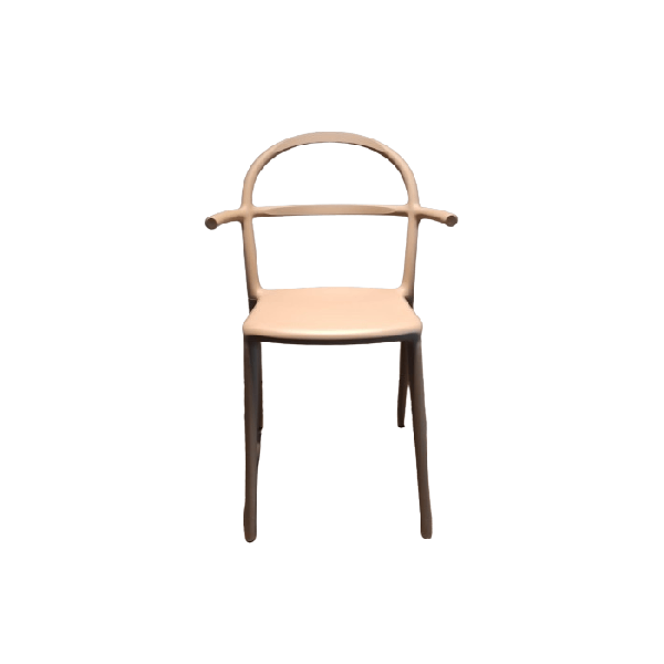 Generic C chair beige color, Kartell image