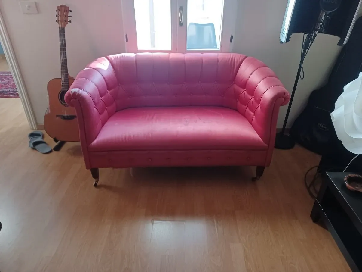 2 seater sofa in vintage leather, 1