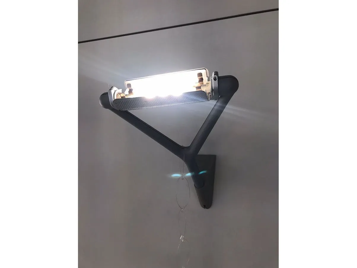 Lola D15 wall lamp in metal (grey), Luceplan 2