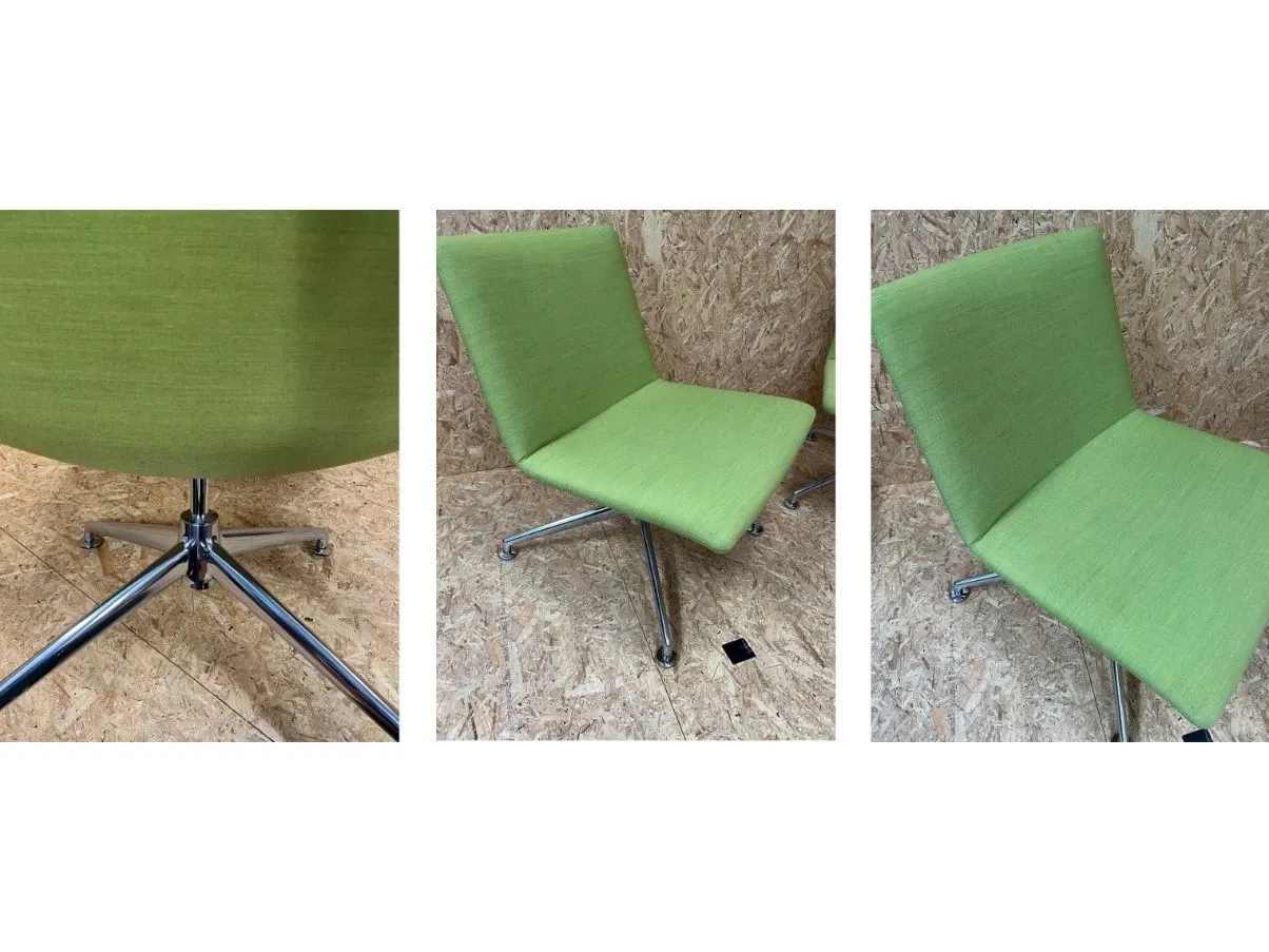 Set di 2 Poltrone Fina Lounge di Wolfgang C.R. Mezger, brunner 8