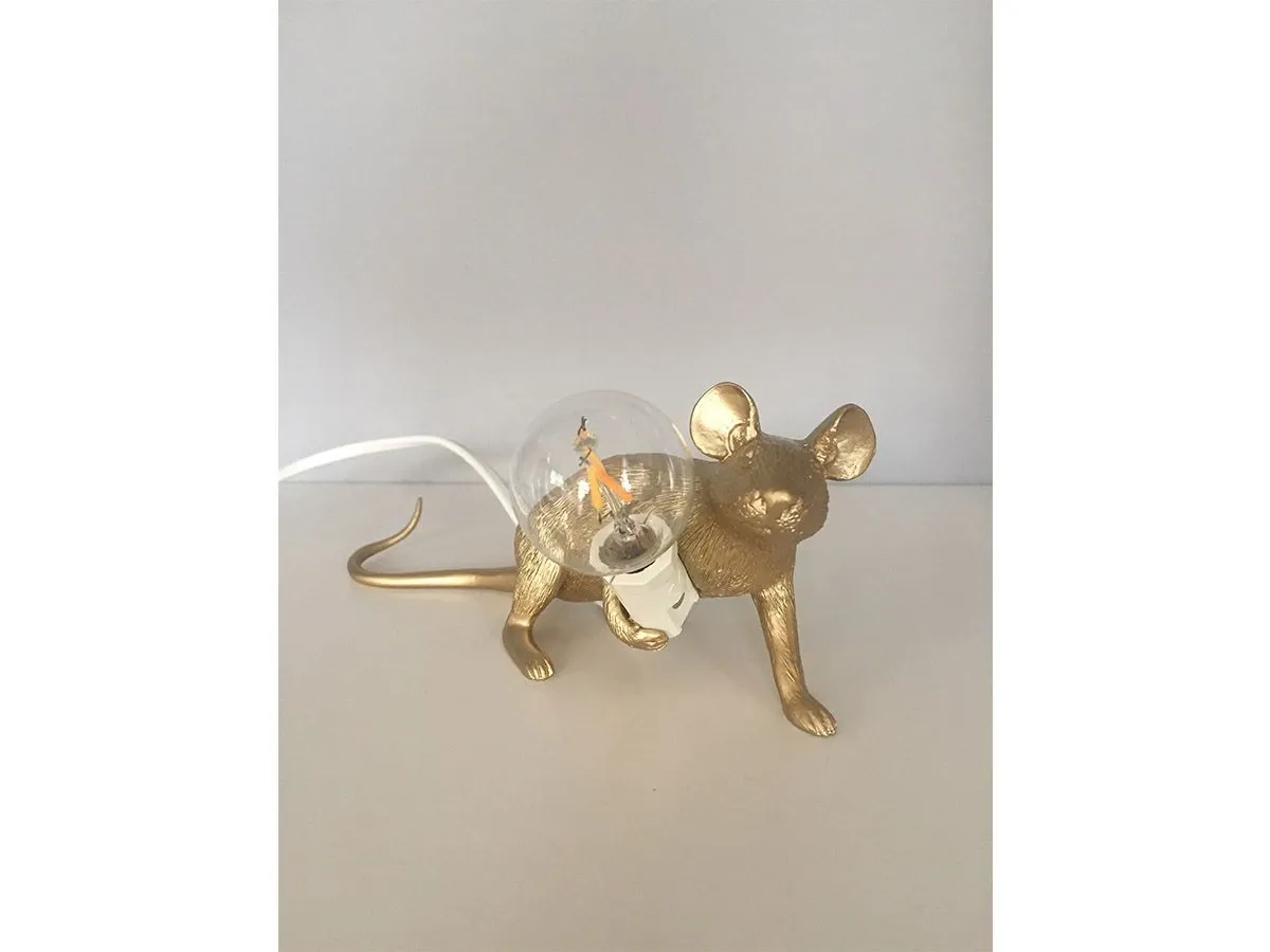 Mouse Lamp Gold, Seletti 5