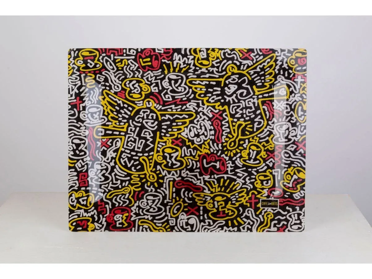 Keith Haring multicolor tray, Cafè Des Arts 4