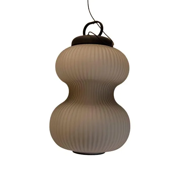 Kanji suspension lamp in satin glass, FontanaArte image