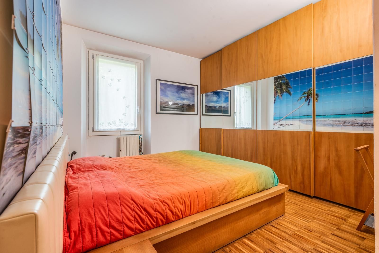 Cedar Wood Storage Double Bed Como Side