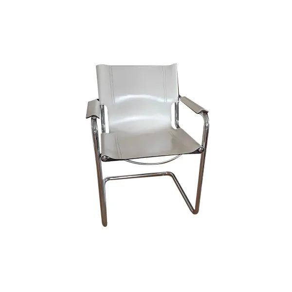 MG6 armchair in leather (white), Matteograssi image