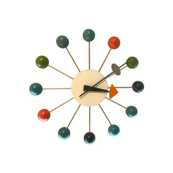 Orologio Ball Clock di George Nelson (multicolore), Vitra image