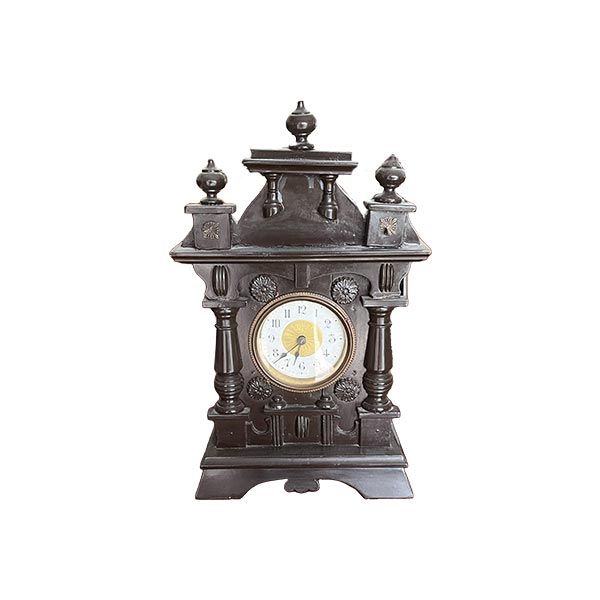 Vintage Wooden Table Clock (1920s), image