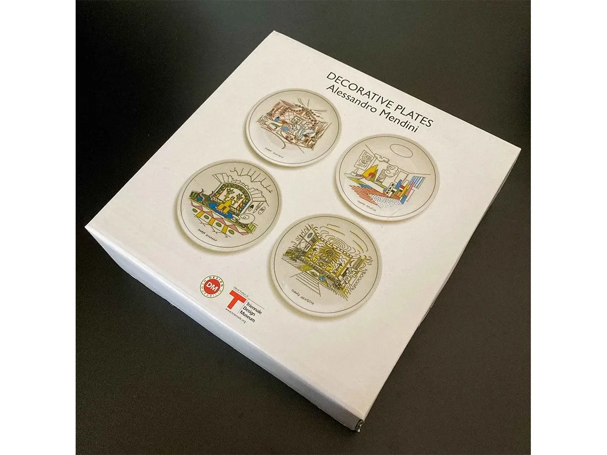 Set 4 Decorative Plates di Alessandro Mendini, Design Memorabilia 2