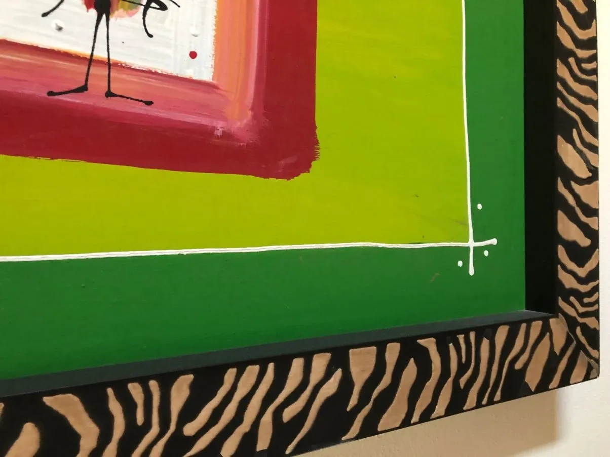 Quadro multicolor Danze africane 3