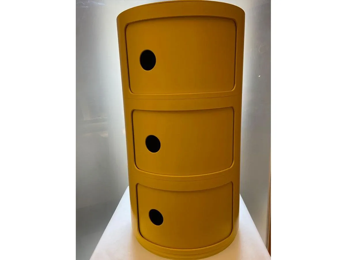 Componibile Bio in materiale sostenibile (giallo), Kartell 
