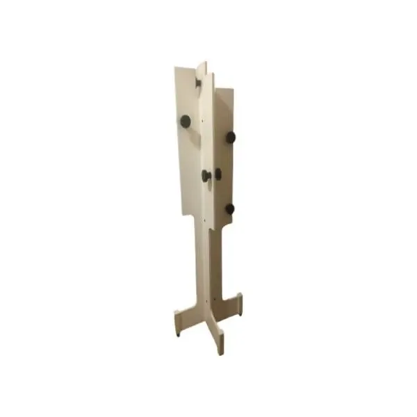 Vintage coat rack in lacquered wood (1970s), image
