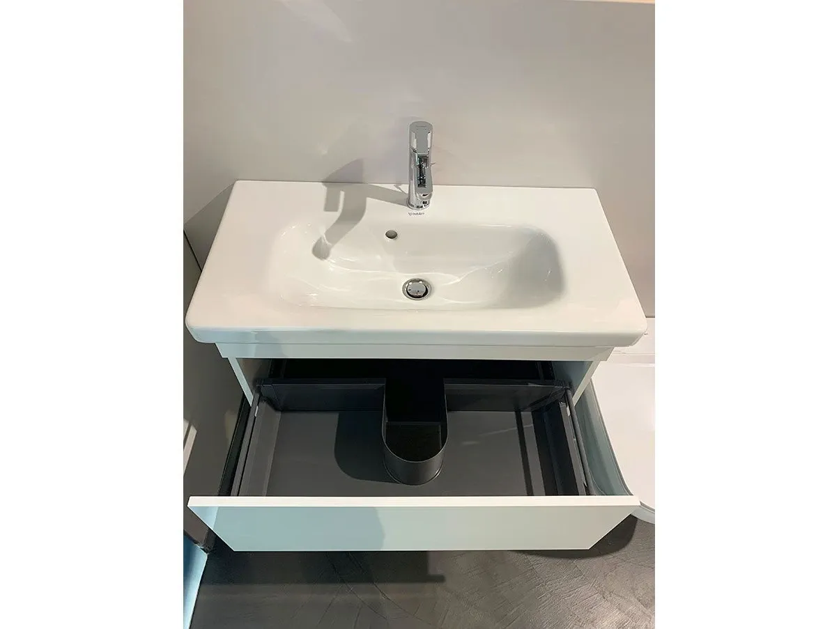 Durastyle washbasin with wall-hung drawer (white), Duravit 2