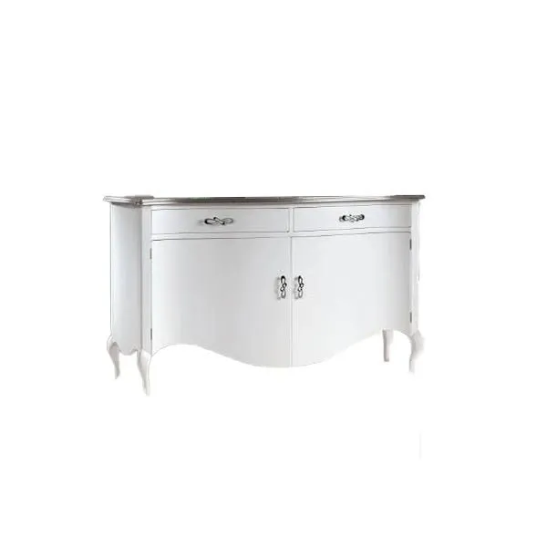 White rounded sideboard, Betamobile 