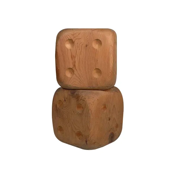 Dadone Big stool in cedar scented wood 3