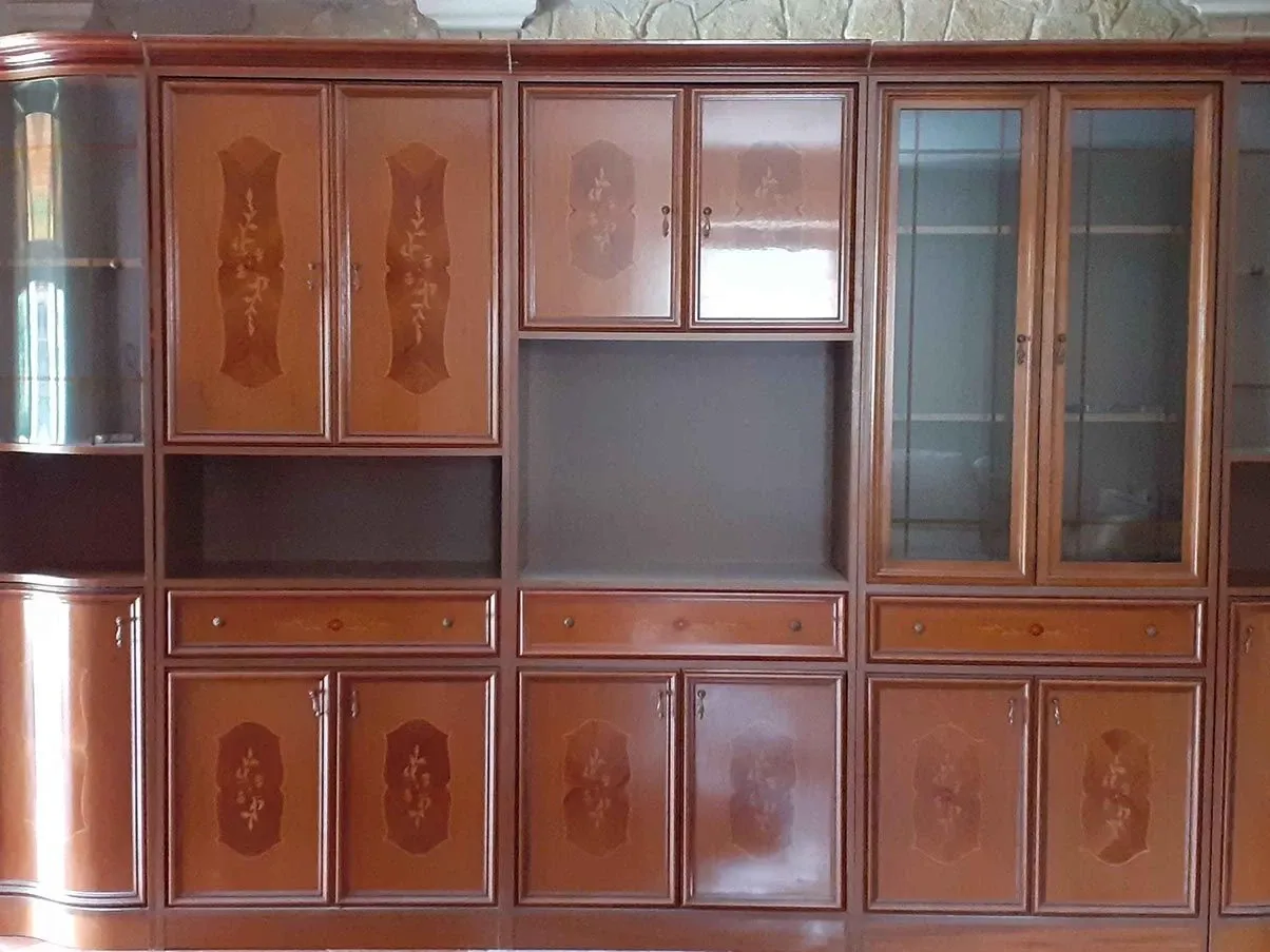 Contenitore libreria con ante in stile classico (anni '80) 1