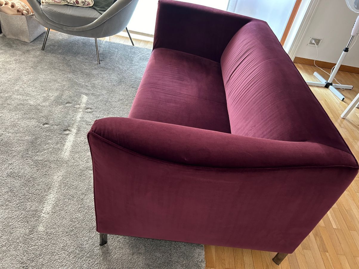 Divano 2 posti Breeze in velluto di Matteo Nunziati, Molteni&C Details
