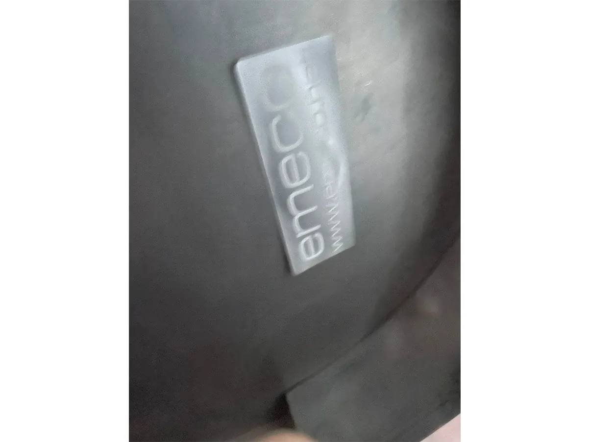 Modern chair in metal (silver), Emeco 