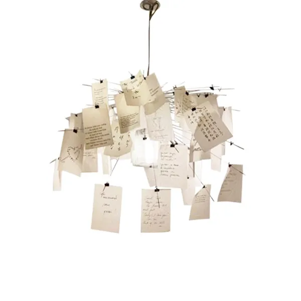 Zettel'z 5 suspension lamp with leaflets, Ingo Maurer image