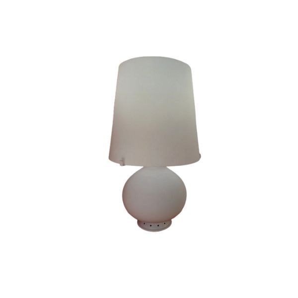 Lampada da tavolo Fontana in vetro soffiato satinato di Max Ingrand, FontanaArte image