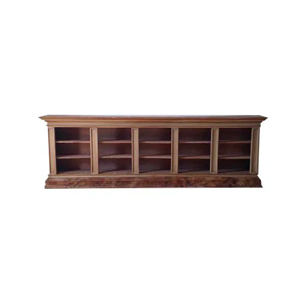 Madia contenitore vintage in legno massello, 2