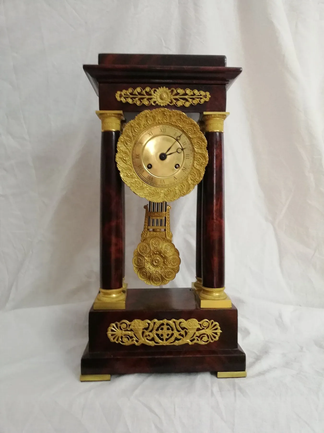 Vintage Empire table clock (19th century), 1