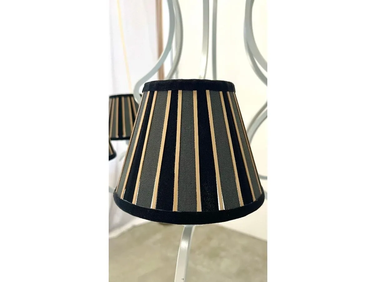 Lampadario a 6 luci nero, Patrizia Garganti 3