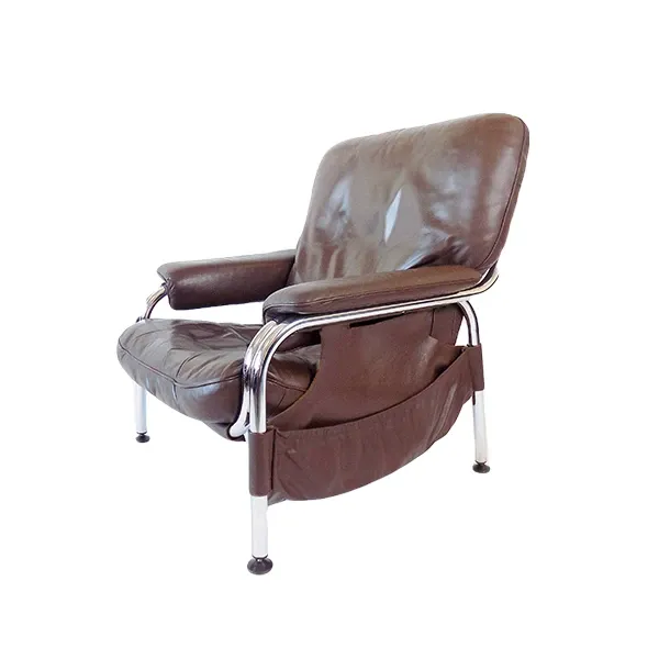 Poltrona Kangaroo di Hans Eichenberger in pelle 4