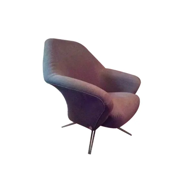 P32 swivel armchair by Osvaldo Borsani (grey), Tecno image