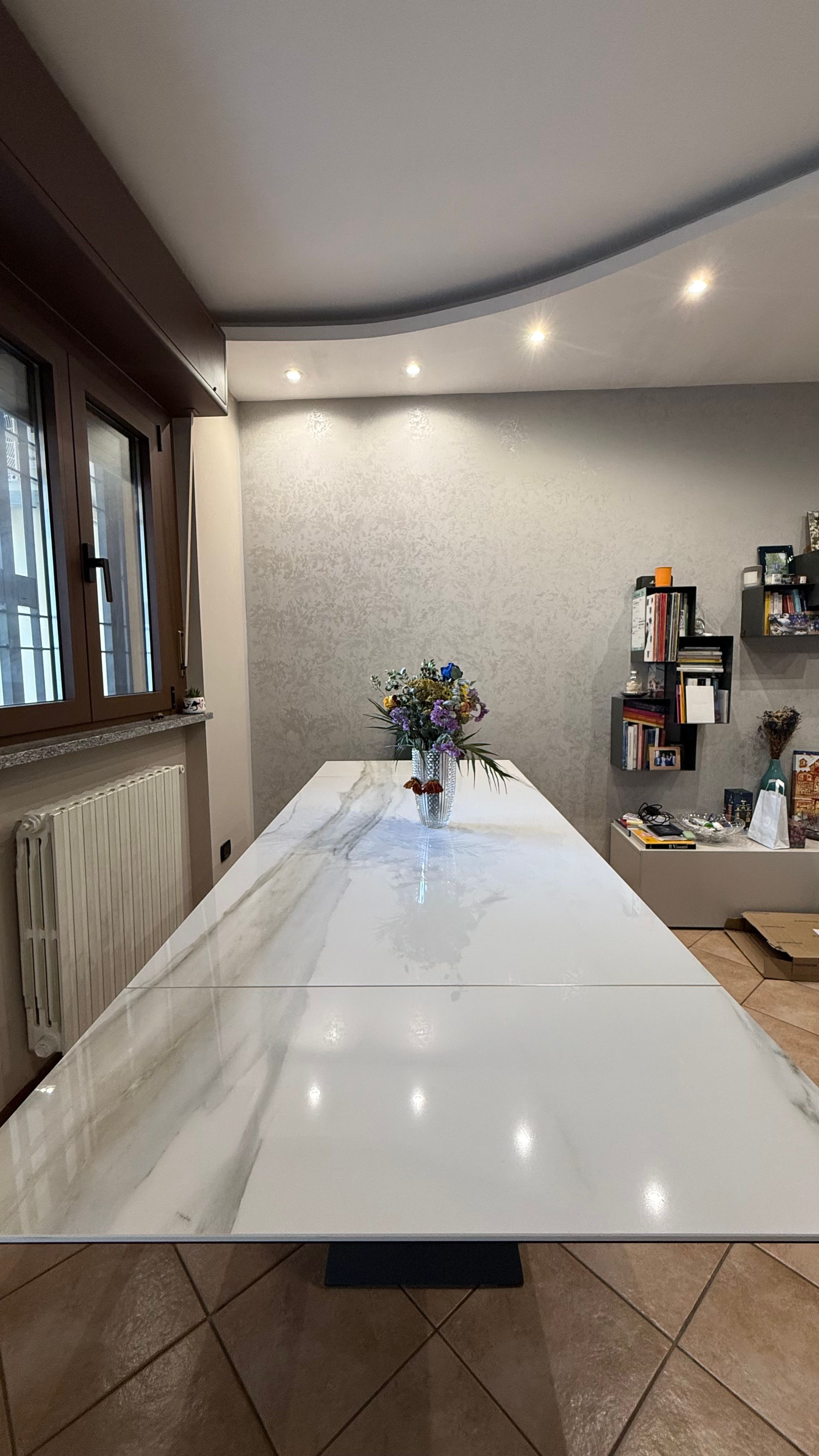 Premier Keramik Rectangular Dining Table by Paolo Cattelan Front