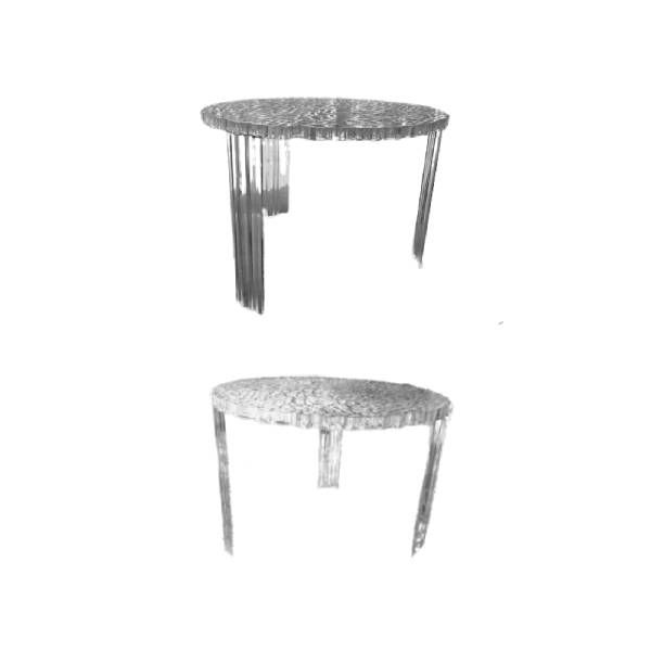 Set 2 tavolini T-table di Patricia Urquiola, Kartell