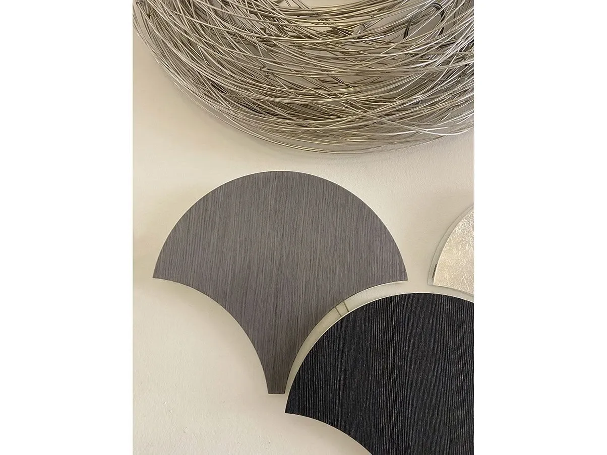 Palm A40 metal wall lamp (grey), Masiero 1