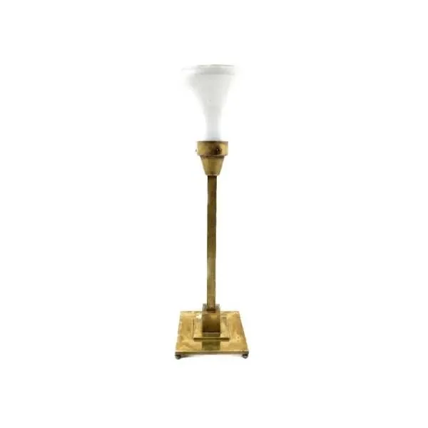 Vintage brass table lamp base (1930s), A. Boffelli image