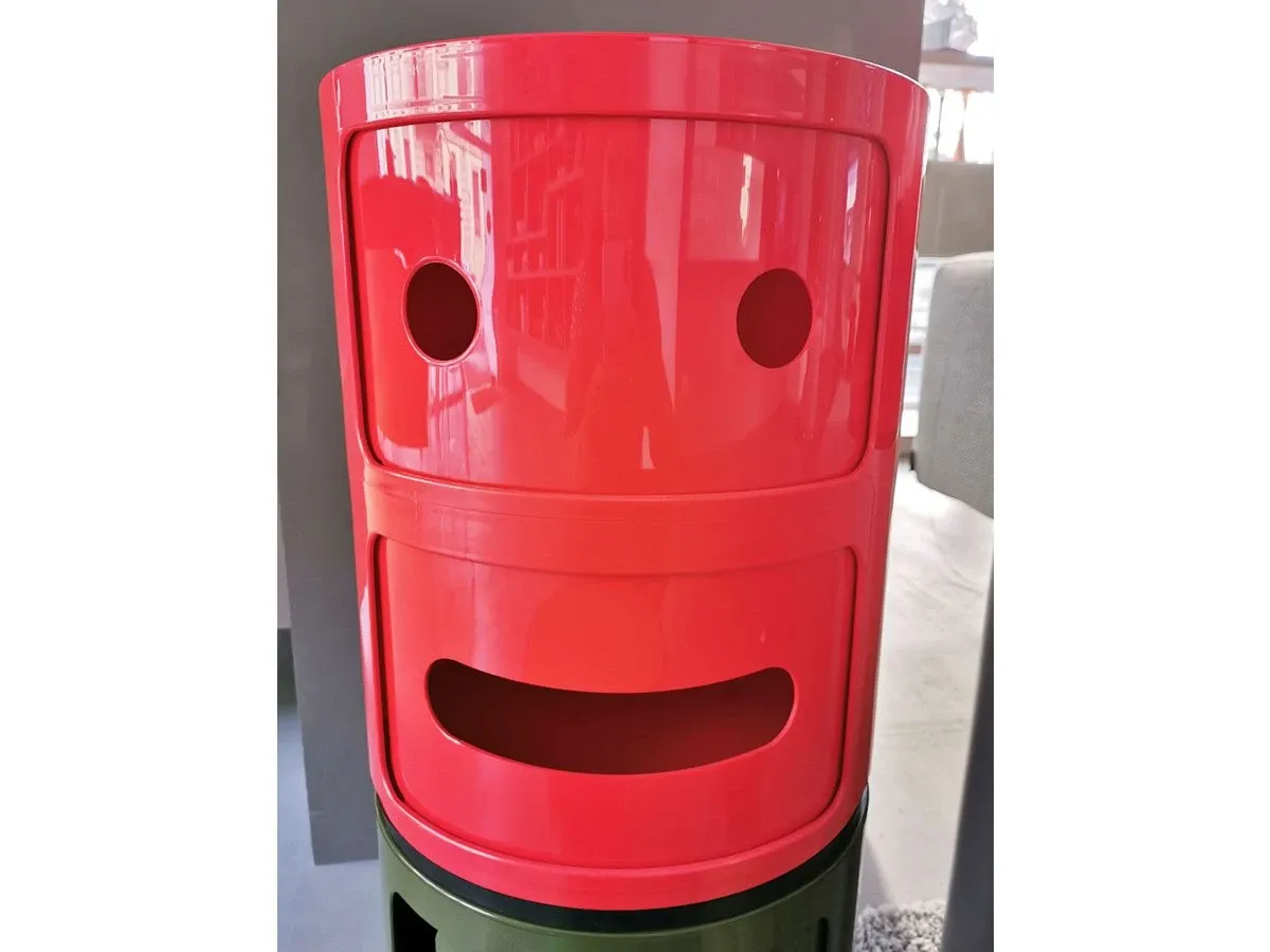 Smile modular container in ABS (red) 2