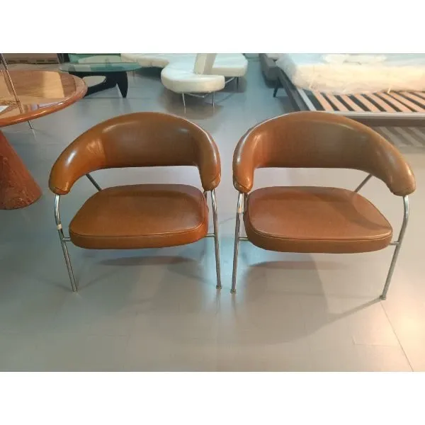 Pair of Arflex 64 armchairs, Arflex image