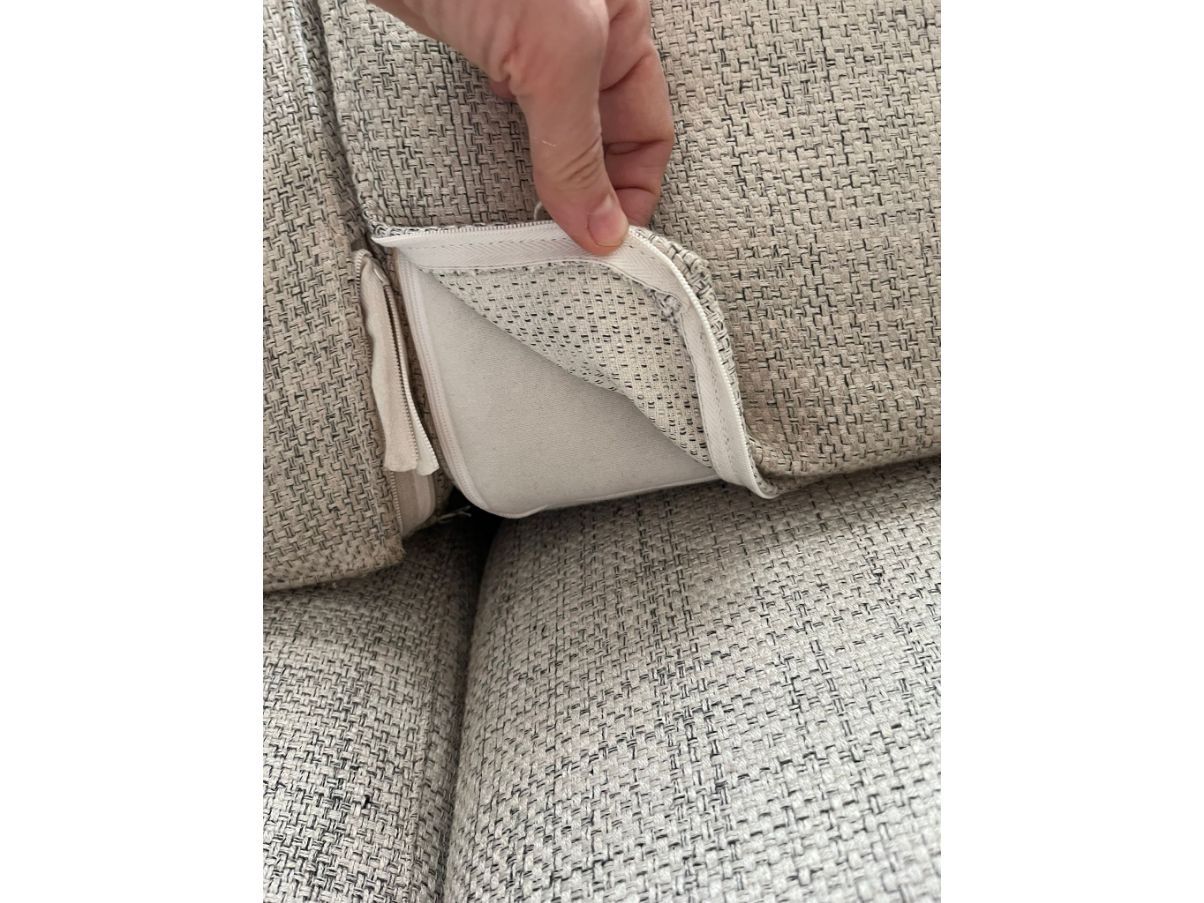 Divano con chaise longue in tessuto, Molteni&C Optional7