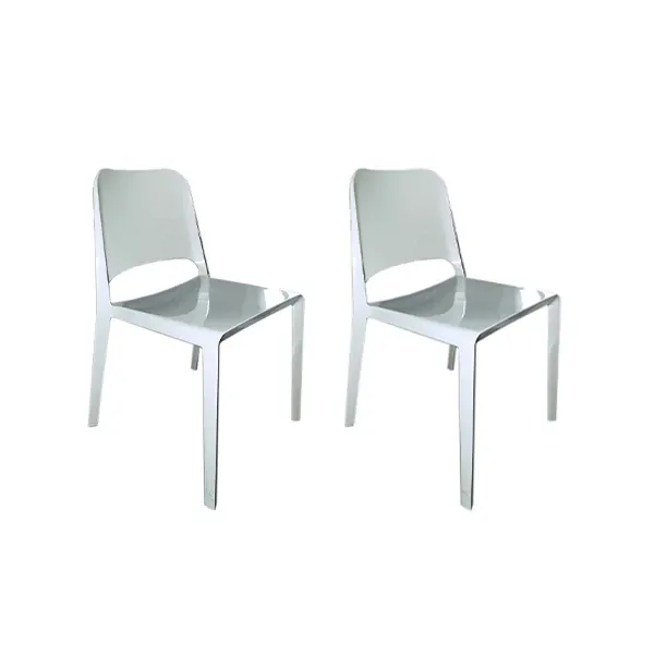 Set of 2 Kate chairs by Roberto Barbieri in plastic, Zanotta image