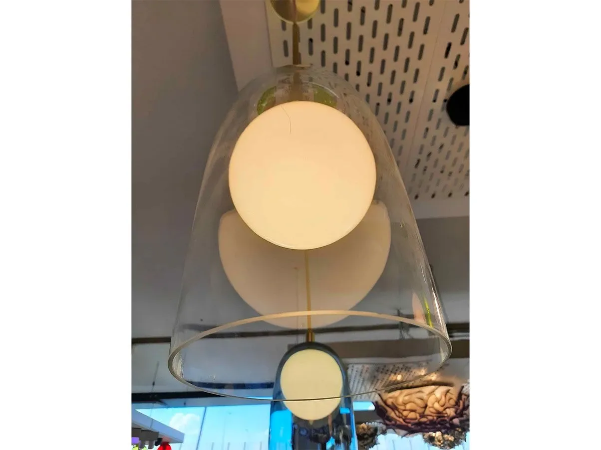 Lampada a sospensione Ghost s19 (trasparente), De Majo 2