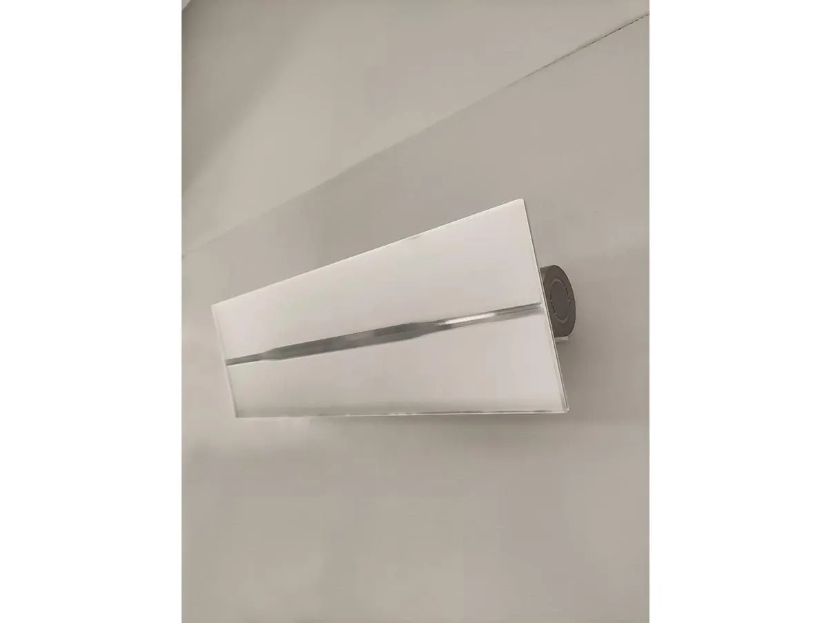 Trace adjustable glass wall lamp, Egoluce 
